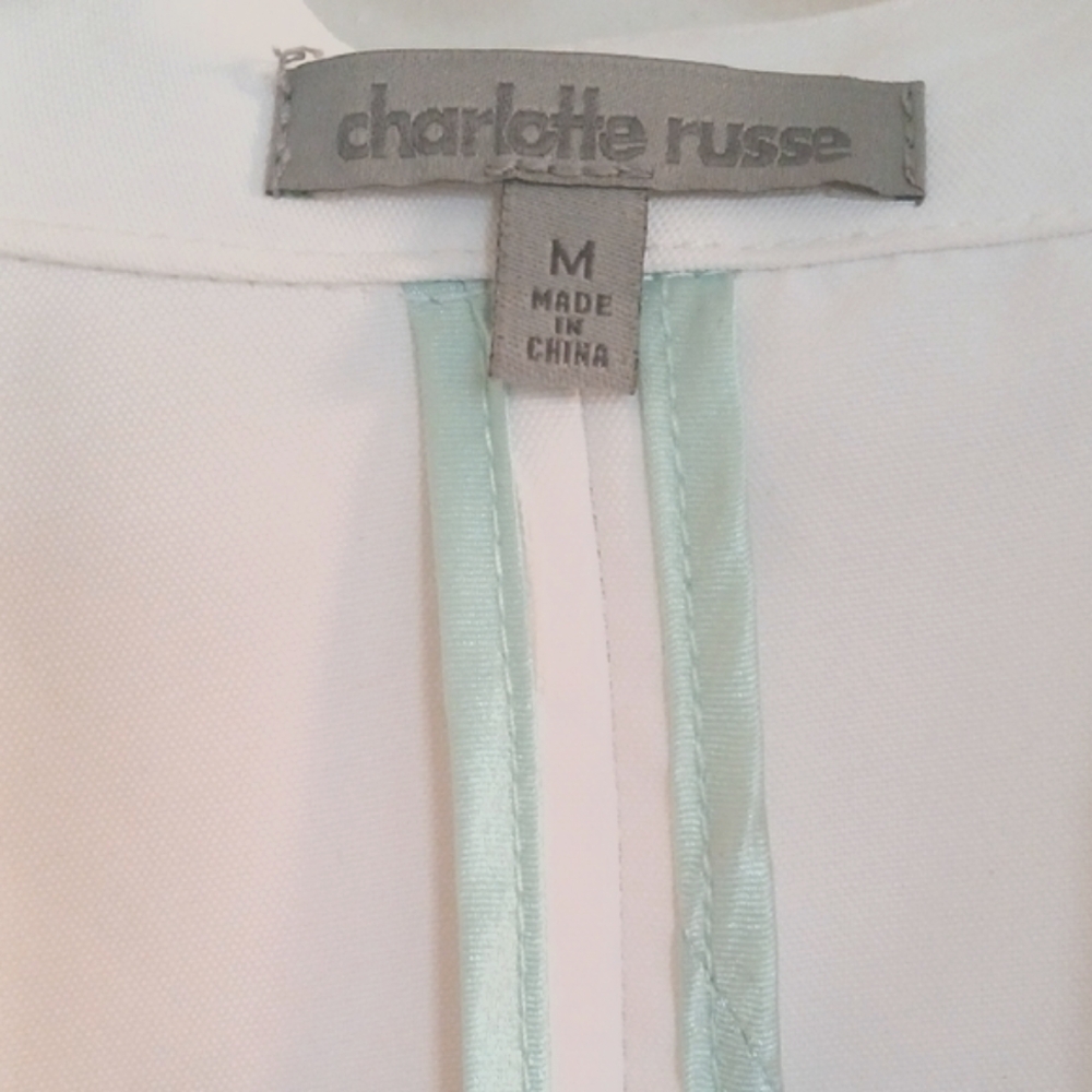 Charlotte Russe Classic White Blazer - Picture 9 of 10
